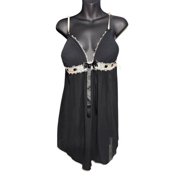 NEW WITH TAGS RARE TWO PIECE Beautiful Linea Donatella Slip Dress Bustier Tri-Cu - Picture 1 of 10